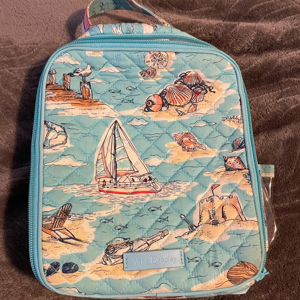 Vera Bradley Blue Beach Lunch Bag